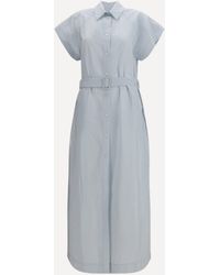 Jacob Cohen - Long Poplin Chemisier Dress - Lyst