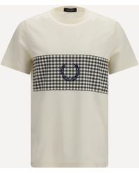 Fred Perry - T-Shirt Cotton - Lyst