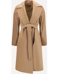 Max Mara - Peak Lapel Coat - Lyst