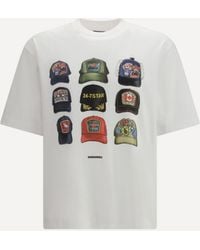 DSquared² - S78Gd0112 Iconique Loose Fit Tee - Lyst