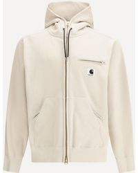 Sacai - Cotton Jersey Hoodie By + Carhartt Wip - Lyst