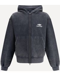 Balenciaga - Inside-Out 3B Sports Icon Zip Hoodie - Lyst