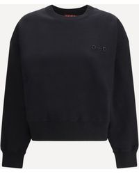 Gucci - Brushed Cotton Jersey Sweatshirt - Lyst