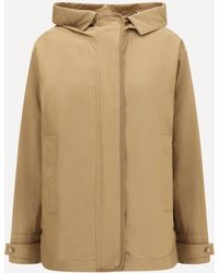 Moncler - Hooded Jacket With Logo Patch - Lyst