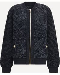 Balmain - Zip Jacket With Sequin Details - Lyst
