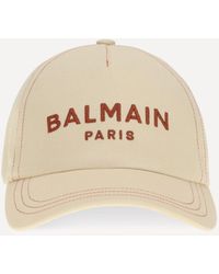 Balmain - Cappello Da Baseball Con Logo - Lyst