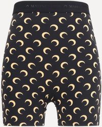 Marine Serre - Technical Stretch Fabric Shorts - Lyst