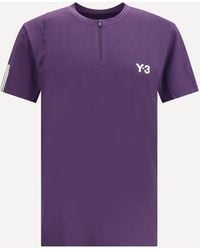 Y-3 - Tennis Pro Freelift Zip T-Shirt B - Lyst