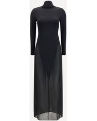Alaïa - Body Conscious Jersey Dress - Lyst
