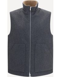 Lardini - Wool And Cashmere Vest - Lyst