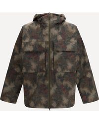 Herno - Ripstop Parka With Tropical Pattern - Lyst