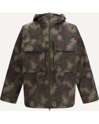 Herno - Ripstop Parka With Tropical Pattern - Lyst