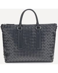 Bottega Veneta - Borsa Business Intrecciato Soft - Lyst