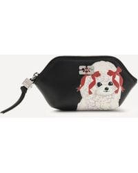 Ganni - Bou Coin Purse With Poodle - Lyst