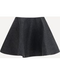 Ganni - Wool Peacoat Skirt - Lyst