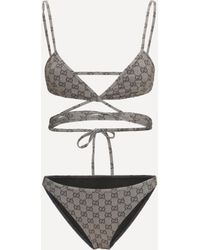 Gucci - Printed Stretch Jersey Bikini - Lyst