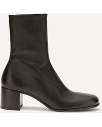 Prada - Stretch Nappa Leather Ankle Boots - Lyst