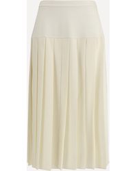 Alessandra Rich - Gonna Midi A Pieghe - Lyst