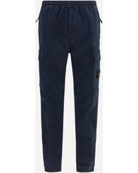 Stone Island - Cargo Pants With Elasticated Cuffs - Lyst