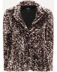 Ella - Single-Breasted Jacket With Sequins - Lyst