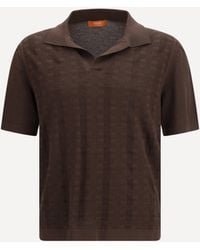 Cruna - Levanti V-Neck Knit T-Shirt - Lyst
