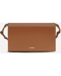 Jil Sander - Tangle Wallet With Shoulder Strap - Lyst