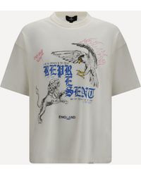 Represent - Beige Cotton T - Lyst