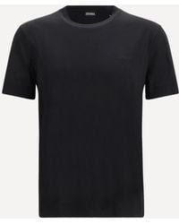 ZEGNA - Short-Sleeve Cotton T-Shirt - Lyst