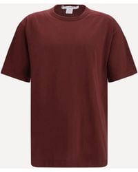 Comme des Garçons - Short-Sleeved Cotton Crewneck T-Shirt - Lyst