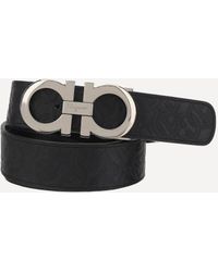 Ferragamo - Reversible And Adjustable Leather Belt - Lyst