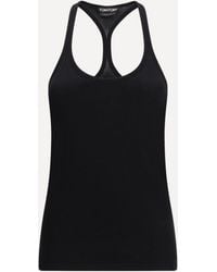 Tom Ford - Silk-Blend Ribbed Jersey Tank Top - Lyst
