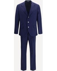 Brunello Cucinelli - Single-Breasted Suit With Peak Lapels - Lyst