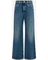 Brunello Cucinelli - Contemporary Loose Authentic Denim Pants With Monili - Lyst