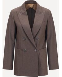 Max Mara - Cloruro Double-Breasted Blazer - Lyst