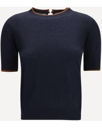 Max Mara - Silk And Wool T-Shirt - Lyst