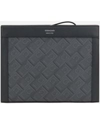 Ferragamo - Gancini Pattern Pouch - Lyst