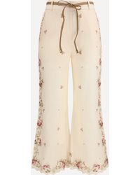 Zimmermann - Patience Flare Pants - Lyst