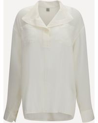 TOTEME - Layered-Collar Shirt - Lyst