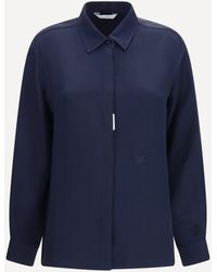 Max Mara - Geranio Crepe De Chine Shirt - Lyst