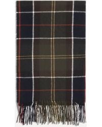 Barbour - Stanway Tartan Wrap Scarf - Lyst