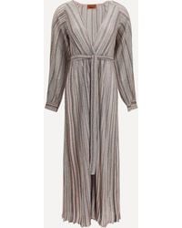 Missoni - Long Sequin Cardigan Dress - Lyst
