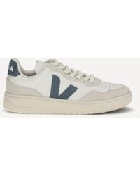 Veja - V-90 Organic Leather Sneakers - Lyst