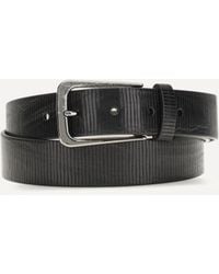 Brunello Cucinelli - Carved Leather Belt With Shimmering Buckle - Lyst