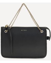 Etro - Leather Crossbody Clutch - Lyst
