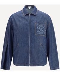 Loewe - Cotton Zip Jacket - Lyst