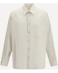 Lemaire - Shirt With Chest Pocket - Lyst