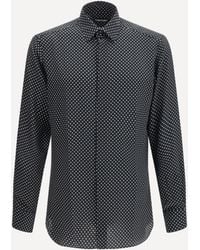 Tom Ford - Crepe De Chine Polka Dot Shirt - Lyst