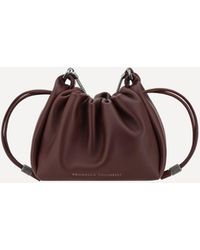 Brunello Cucinelli - Borsa A Tracolla Bucket Mellow Mini - Lyst