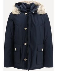 Woolrich - Arctic Ramar Cloth Parka With Removable Fur - Lyst