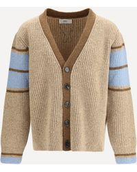 Ami Paris - Wool College Cardigan - Lyst